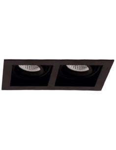 2/Lights Recessed Spot Black Artsi