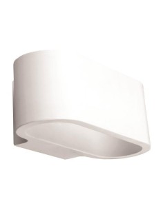 APLIQUE DE PARED OVALADO PEQUEÑO G9 1x6W 180x95x90mm