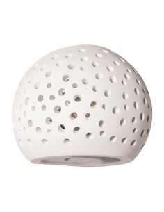 APLIQUE DE PARED "PLASTER" OVALADO PERFORADO G9 1x6W...
