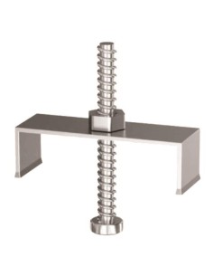 ACCESORIO SOPORTE PARA CARRIL EMPOTRADO 4 LÍNEAS