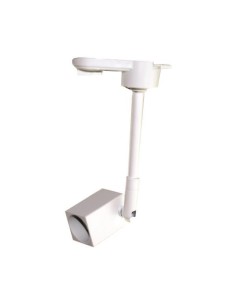 FOCO CARRIL MONOFASICO GU10 SOPORTE CUADRADO 12CM BLANCO