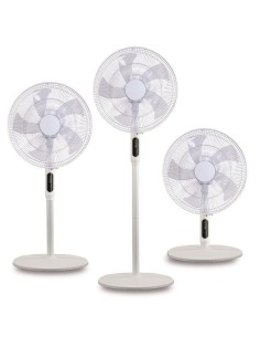 VENTILADOR DE PIE BLANCO 3en1 MOTOR DC Φ45 25W CON CONTROL