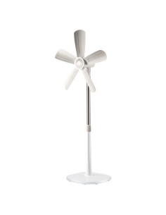 VENTILADOR DE PIE ASPAS FLEXIBLES BLANCO Φ50 12W