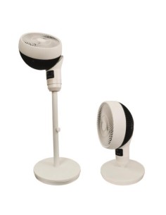 VENTILADOR SUPERIOR DE SOPORTE Y DE MESA 2EN1 BLANCO Φ24...