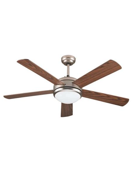 VENTILADOR DECORATIVO 1xE27 CON MANDO Φ130 70W