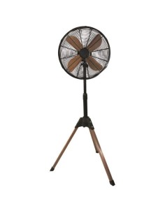 VENTILADOR TRÍPODE NEGRO-COBRE 4 PALAS Φ40 50W