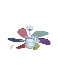 VENTILADOR DECORATIVO PARA NIÑO CON LUZ 2