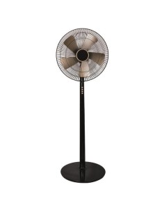 VENTILADOR DE PIE NEGRO-ORO Φ43 60W 2