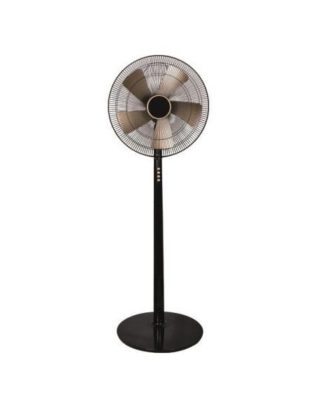 VENTILADOR DE PIE NEGRO-ORO Φ43 60W