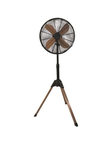 VENTILADOR TRÍPODE NEGRO-COBRE 4 PALAS Φ40 50W