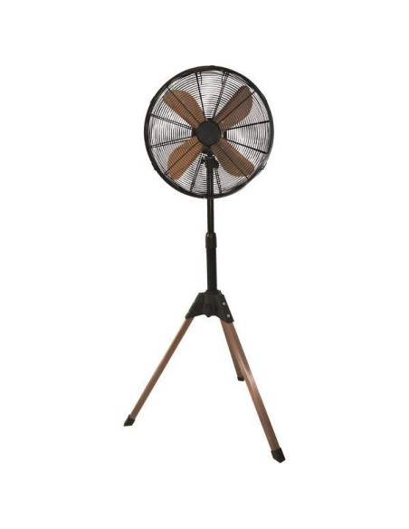 VENTILADOR TRÍPODE NEGRO-COBRE 4 PALAS Φ40 50W