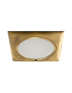 DOWNLIGHT IPSUM II CUADRADO LED 27W 4000K IP43 ORO VIEJO