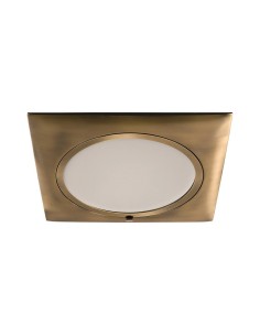 DOWNLIGHT IPSUM II ECO CUAD ORO VIEJO LED 23W 3000K