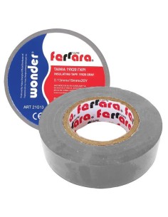 CINTA PVC AISLANTE ELÉCTRICO 19X20 GRIS