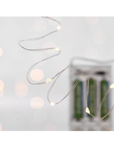 LINEA, 20 MINI LED, CAJA DE PILAS 3xAA, HILO DE COBRE DE...