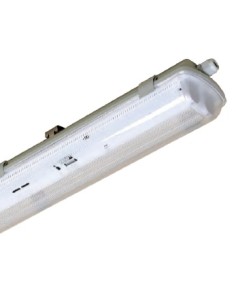 PANTALLA ESTANCA "DICHT" 2x TUBO LED 60cm PC 655x106x90