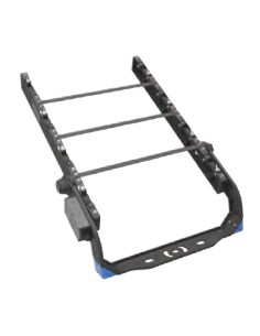 SOPORTE BRAZO CUADRUPLE TRUNNION 1000W NEGRO