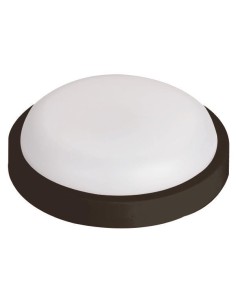 APLIQUE DE PARED LED REDONDA 18W Φ200x55 3000K IP54 NEGRO...