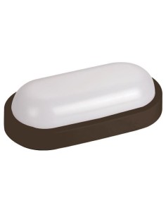 APLIQUE DE PARED LED OVALADA 12W 205x105x54 4000K IP54...