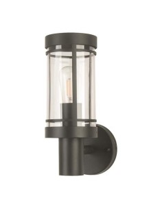 APLIQUE METALICO E27 185x110x290 IP44 NEGRO