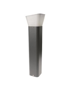 COLUMNA LUZ PISO CUADRADO Ε27 96x96x700 IP54 GRIS