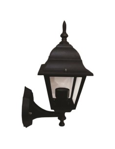 APLIQUE CUADRADO ALUMINIO NEGRO E28