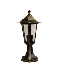 COLUMNA PISO HEXAGONAL ALUMINIO BRONCE E28