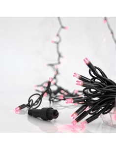 LINEA, 100 LED 5mm CON COPAS, 230V, CONECTOR HASTA 9,...