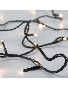 LÍNEA, 50 LED 5mm, CAJA DE PILAS 3xAA, CABLE VERDE, LED...