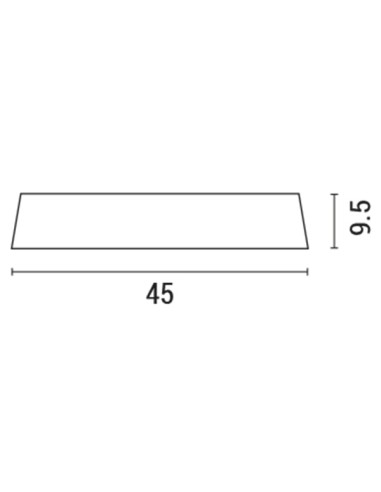 PLAFÓN DE TECHO LED 30W Ø450x90 3000K NEGRO...