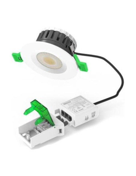 EMPOTRABLE LED Ø90mm 5/8W 4CCT BLANCO-NEGRO PRO