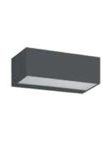APLIQUE DE PARED LED 12W 230x90x100 3CCT IP65 GRIS OSCURO "LIMA"