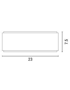 APLIQUE DE PARED UP DOWN ALUMINIO LED 10W GRIS OSCURO... 2