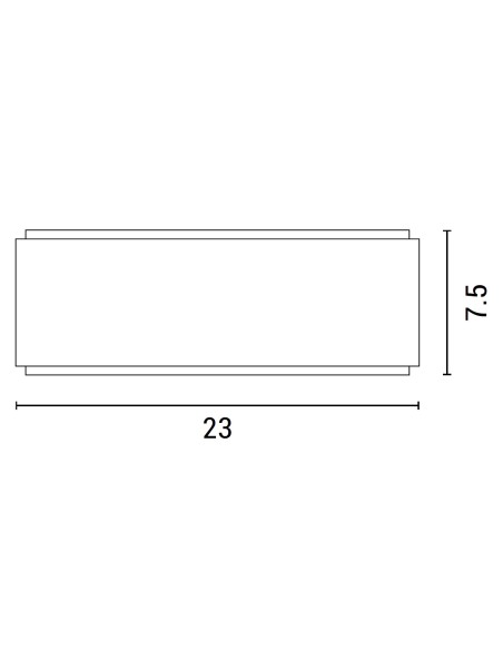 APLIQUE DE PARED UP DOWN ALUMINIO LED 10W NEGRO "NIKITA"