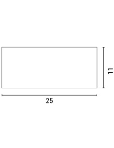APLIQUE DE PARED Ε27 250x110x10 IP54 GRIS OSCURO "AMIGO" 2