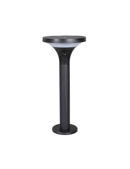 COLUMNA LED CON PANEL SOLAR Y SENSOR DE MOVIMIENTO 3,8W 500lm 160x160x350mm 3CCT IP44 TIPO C