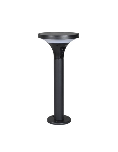 COLUMNA LED CON PANEL SOLAR Y SENSOR DE...