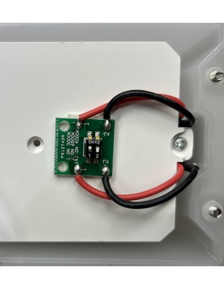 APLIQUE DE PARED LED 12W 230x90x100 3CCT IP65 GRIS OSCURO "LIMA"