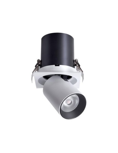 EMPOTRABLE CON FOCO MÓVIL 12W Ø110 3000Κ BLANCO 