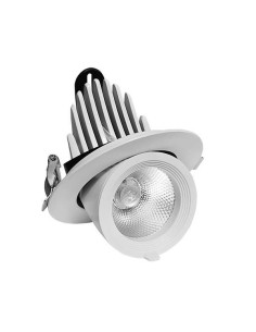 DOWNLIGHT EMPOTRAR ORIENTABLE 30W Ø134 3CCT BLANCO