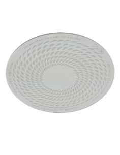 CRISTAL DE RECAMBIO DOWNLIGHT Ø18,4cm TRANSPARENTE CON...