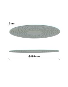 CRISTAL DE RECAMBIO DOWNLIGHT Ø18,4cm TRANSPARENTE CON... 2