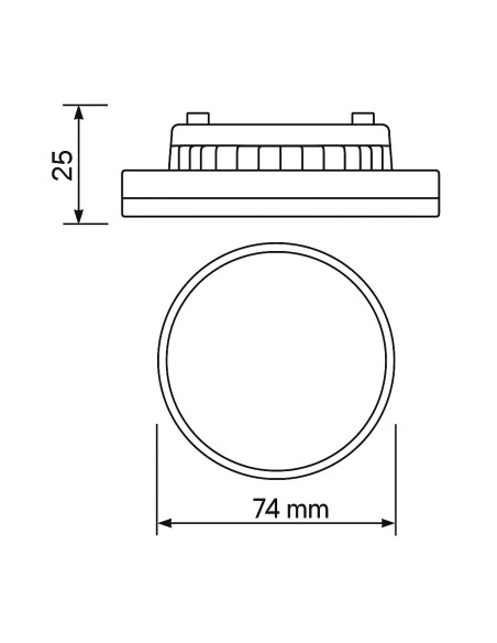 BOMBILLA LED GX53 8W 680lm 3CCT 220-240V
