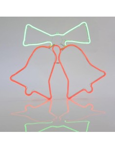 CAMPANAS, CABLE DE LUZ LED NEON 3m, 2 VIAS, ROJO,...