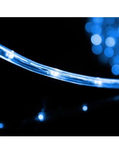 CABLE DE LUZ, LED, 2 VIAS AZUL 50 M. CON 36 LED/M., IP44