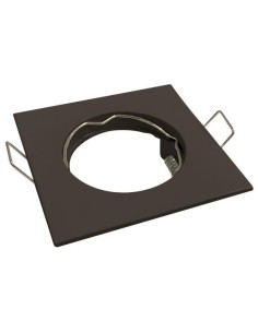 EMPOTRABLE FIJO "OHIKO K" CUADRADO ALUMINIO NEGRO