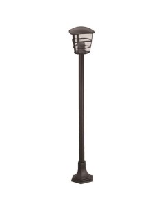 COLUMNA SUELO "TRINGULAR" Ε27 170x1100mm IP44 NEGRO