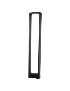 COLUMNA LED ALUMINIO 12W 162X57X600 IP65 3000K NEGRO