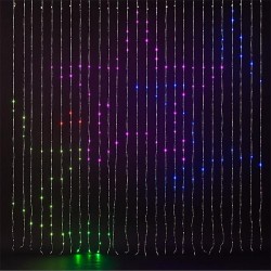 CORTINA, 756 MINI LED, ADAPTADOR 5V CONTROLADO POR APP,...