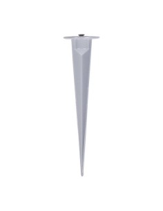 PINCHO METALICO PARA JARDIN BLANCO